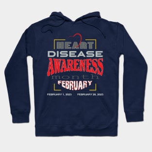 Heart disease awareness month Hoodie